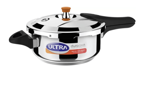ULTRA DURACOOK 4 L Outer Lid Induction Bottom Pressure Cooker  (Stainless Steel)